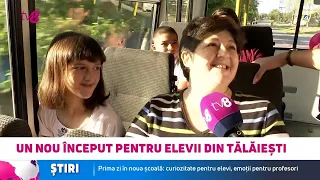 Un nou început pentru elevii din Tălăiești: prima zi în noua școală