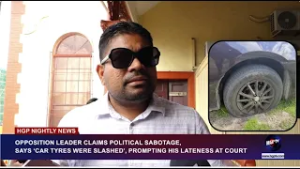 Лидер оппозиции заявляет о политическом саботаже и утверждает, что «были проколоты автомобильные ...