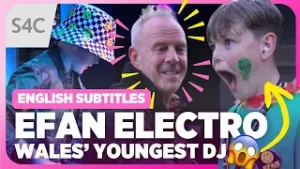 Эфан Электро: самый молодой диджей Уэльса встречается со своим кумиром FATBOY SLIM