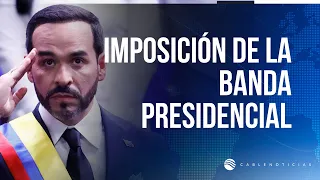 Así fue la imposición de la banda presidencial a Abelardo de la Espriella