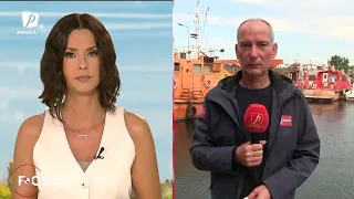Focus July 23. A sailor has died after the ship was hit by a drone
