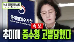 시민단체, ‘국감 위증’ 혐의로 추미애 중수청에 고발 [뉴스플레이리스트] / 채널A