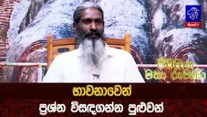 භාවනාවෙන් ප්‍රශ්න විසඳගන්න පුළුවන්