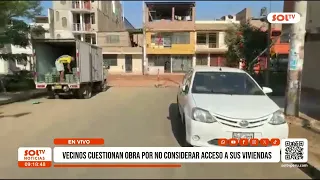 Trujillo: Manuel Arévalo residents question construction work for failing to provide access to th...