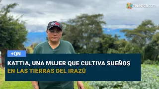 Kattia, a woman cultivating dreams in the lands of Irazú