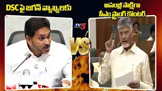 Jagan Vs CM Chandrababu Naidu Over DSC Allegations | AP Assembly |  TV5 News