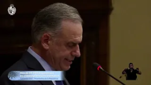 Presidente Yamandú Orsi ante la Asamblea General 