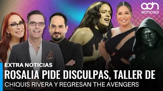 Rosalia apologizes, Chiquis Rivera’s healing workshop and The Avengers return | Extra News