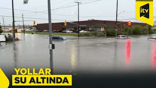 Güclü fırtınadan sonra Toronto