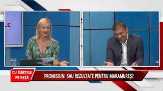 CU CĂRȚILE PE FAȚĂ - PROMISUNI SAU REZULTATE PENTRU MARAMUREȘ?