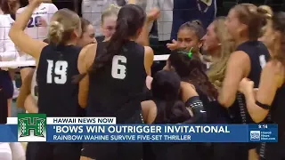 Rainbow Wahine win Outrigger Invitational, downs UC San Diego in five sets