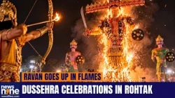 Rohtak Celebrates Dussehra With Traditional Ravan Dahan | News9