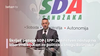 Škrijelj: Jedinstven nastup na izborima ključan za političku snagu Bošnjaka