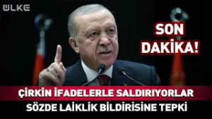 "Çirkin ve Çirkef İfadelerle Saldırıyorlar!" Laiklik Bildirisine Erdoğan'dan Zehir Zemberek Tepki