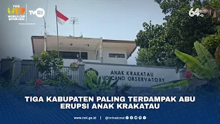 Tiga Kabupaten Paling Terdampak Abu Erupsi Anak Krakatau