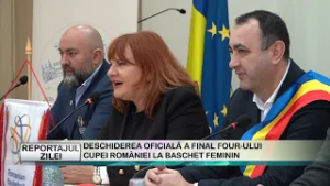 REPORTAJUL ZILEI 20 02 2026  DESCHIDEREA OFICIALĂ A FINAL FOUR ULUI CUPEI ROMÂNIEI LA BASCHET FEMINI
