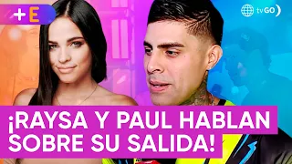 Raysa y Paul hablan de su salida el fin de semana | Más Espectáculos (HOY)