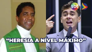 Padre nega comunhão a fiéis que apoiam Nikolas Ferreira; deputado reage
