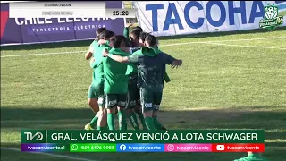 TVO Deportes: ¡General Velásquez ganó en casa a Lota Schwager! / Crónica de "Corriendo por tu salud"