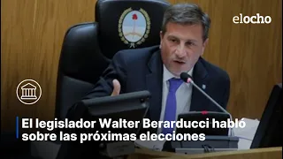 LEGISLATOR WALTER BERARDUCCI SPOKE ABOUT THE UPCOMING ELECTIONS