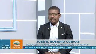José B. Rosario defends the labor demands of ASODEMU