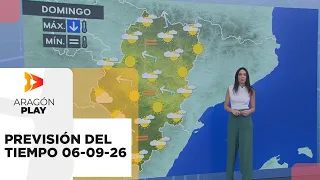 Weather forecast for Sunday, September 6, 2026