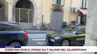 NEWS. FAKE TRAINING COURSES, 7 MILLION EURO FRAUD IN SALERNO AREA