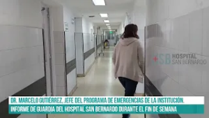 SALTA - Informe de ingresos a la guardia del Hospital San Bernardo durante el fin de semana #canal7