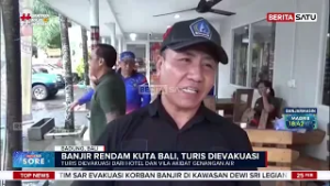 Turis Mancanegara Terjebak Banjir di Kawasan Pulau Dewata #Beritasatu