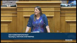 Ζ. Κωνσταντοπούλου (Πρόεδρος ΠΛΕΥΣΗΣ ΕΛΕΥΘΕΡΙΑΣ)(Αιτήσεις Άρσης Ασυλίας Βουλευτών)(30/06/2026)