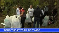 Több tucat zsák telt meg