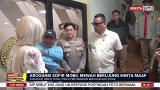 Aksi Arogan Sopir Mobil Mewah Rusak Motor Ojol Berakhir Damai #BeritaSatu