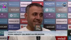 Ayxan Abbasov: "Futbolçularda bu ruhu görmək xoşdur".