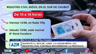 During June, the mobile civil registry unit continues touring the province