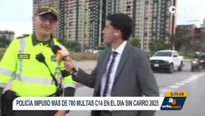 Más de 2.200 comparendos dejó el último Día sin Carro en Bogotá: Policía refuerza controles| CityTv
