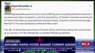 Shivambu warns voters against corrupt leaders