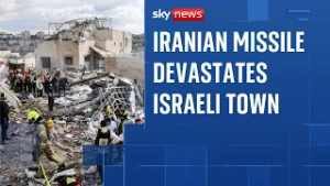 Missile strike devastates Israeli town as Iran vows revenge for Khamenei killing