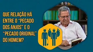 What is the relationship between the "sin of the angels" and the "original sin" of man? | The Church
