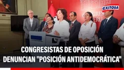 🔴🔵 Opposition lawmakers denounce "anti-democratic stance"