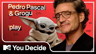 Pedro Pascal & Grogu Play An Iconic Game of You Decide! | MTV Movies