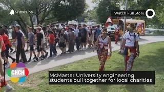 McMaster University engineering students pull together for local charities
