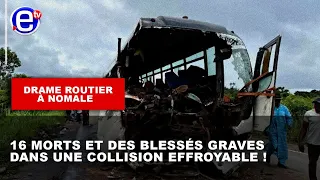 DRAME ROUTIER À NOMALE : 16 MORTS ET DES BLESSÉS GRAVES DANS UNE COLLISION EFFROYABLE !