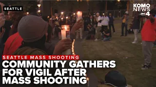 Community gathers for vigil after deadly Bite of Seattle mass shooting