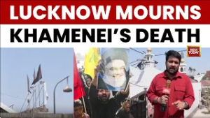Lucknow Mourns Ayatollah Khamenei: Black Flags Raised Across Homes & Mosques in Chowk Post Clash