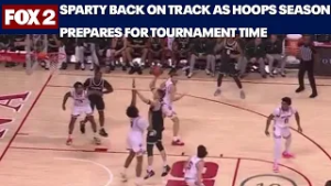 Spartans top Hoosiers, lock up Big 10 Tournament bye