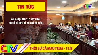 CA MAU NEWS NOON 08/11/2026 | CONFERENCE ON DATABASE DEVELOPMENT AND DATA DIGITIZATION