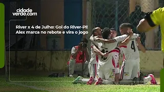 River vs. 4 de Julho: River-PI Goal! Franklin scores on the rebound to turn the game around