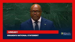 Rwanda PM Calls for Political Solution to Eastern DRC Conflict at UNGA81