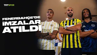 Fenerbahçe'nin yeni transferleri resmen çubuklu formayı giydi.