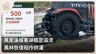 Wanli River Barrier Lake Stabilizes Overflow, Fenglin Resumes Irrigation for Rice Farming | Daily...